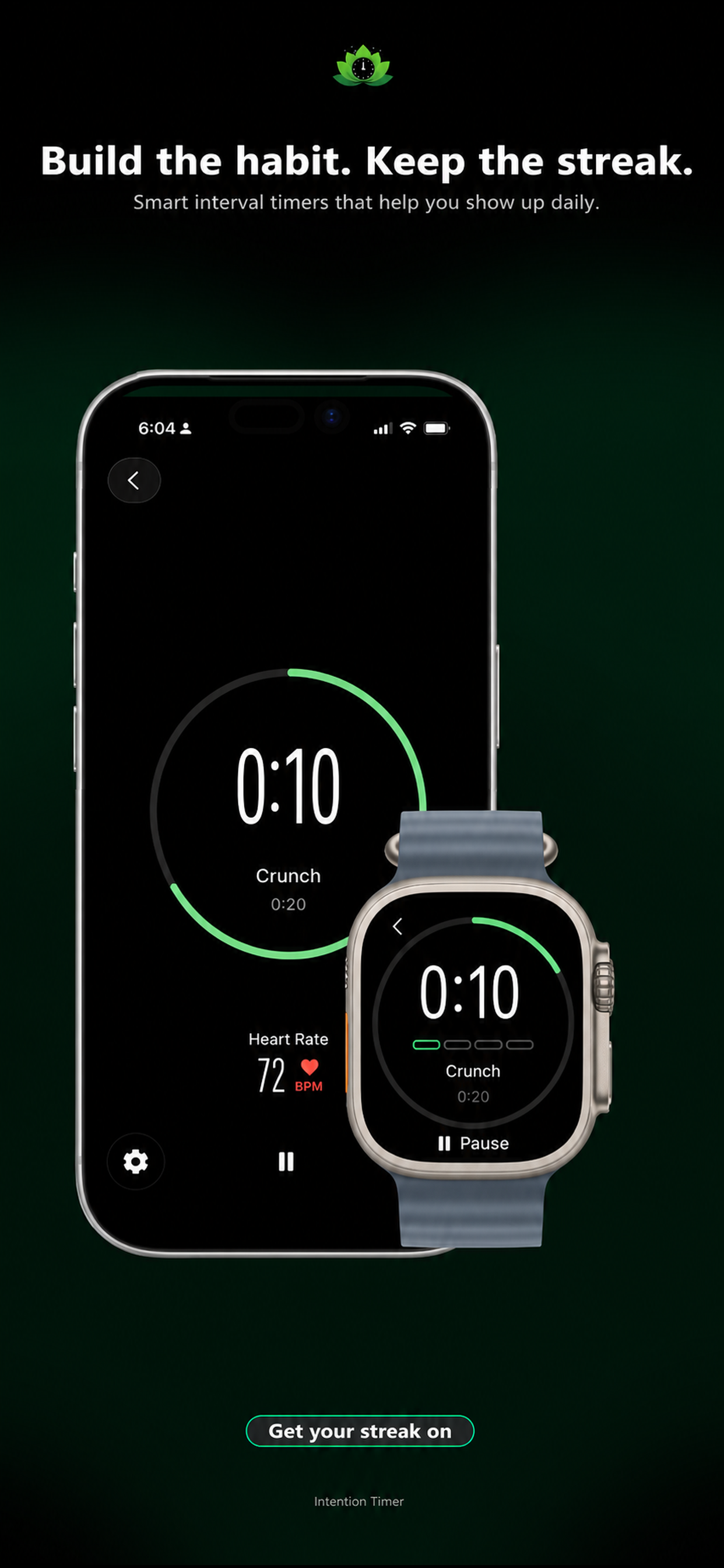 Life Timers Habit Tracker interval streak screen
